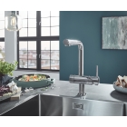 Мойка GROHE K700 60-S 55/45 1.0, нержавеющая сталь (31726SD0)