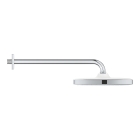 Верхний душ GROHE Tempesta Cube 250, 9,5 л/мин, 1 режим, 380 мм, хром/белый (26687000)