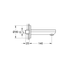 Излив для ванны GROHE BauCosmopolitan, хром (13255000)