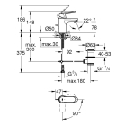 Смеситель для раковины GROHE Eurosmart Cosmopolitan, S-size, хром (2337700E)