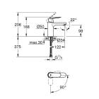 Смеситель для раковины GROHE Eurosmart Cosmopolitan, M-size, хром (2339800E)