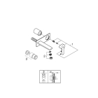Внешняя часть смесителя для раковины GROHE Lineare, M-Size, хром (19409001)