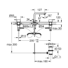 Смеситель для раковины GROHE Lineare на 3 отверстия, M-size, хром (20304001)