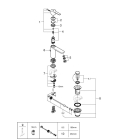 Смеситель для раковины GROHE Lineare, XS-size, хром (32109001)