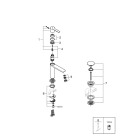 Смеситель для раковины GROHE Lineare, S-size, хром (23106001)