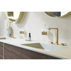 Смеситель для раковины GROHE Allure на 3 отверстия, с донным клапаном, M-Size, холодный рассвет матовый (20188GN1)