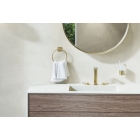 Смеситель для раковины GROHE Allure на 3 отверстия, с донным клапаном, M-Size, холодный рассвет матовый (20188GN1)