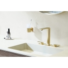 Смеситель для раковины GROHE Allure на 3 отверстия, с донным клапаном, M-Size, холодный рассвет матовый (20188GN1)