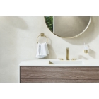 Смеситель для раковины GROHE Allure на 3 отверстия, с донным клапаном, M-Size, холодный рассвет матовый (20188GN1)