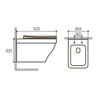 Комплект инсталляции GROHE Solido 38811KF0 с унитазом Aqueduto ESTETA EST0140 и сиденьем с микролифтом (NW0235)