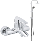 Душевая система Vitalio Start System 180 Flex со смесителем для ванны (NSB0153)