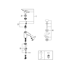Смеситель для раковины GROHE Eurosmart, S-Size, хром (32467003)