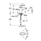 Смеситель для раковины GROHE Eurosmart, S-Size, хром (32467003)