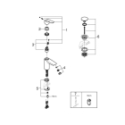 Смеситель для раковины GROHE Eurosmart, S-size, хром (23924003)