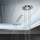 Потолочный душ с 6+ режимами струи и с подсветкой, GROHE Rainshower F-Series 40, хром, (26373001)