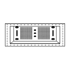 Потолочный душ с 6+ режимами струи и с подсветкой, GROHE Rainshower F-Series 40, хром, (26373001)