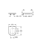 Сиденье для унитаза с микролифтом GROHE Euro Ceramic, альпин-белый (39330002)