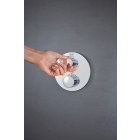 Внешняя часть термостата для душа GROHE Grohtherm на 2 потребителя, круглая, хром (24076000)