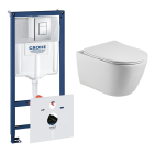 Комплект инсталляции GROHE 38775001 с унитазом Aquatek БЕТТА и сиденьем с микролифтом (NW0186)