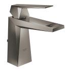 Смеситель для раковины GROHE Allure Brilliant с донным клапаном, темный графит матовый (23029AL0)