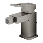 Смеситель для биде GROHE Eurocube с донным клапаном, темный графит матовый (23138AL0)