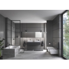 Смеситель для биде GROHE Eurocube с донным клапаном, темный графит матовый (23138AL0)