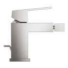Смеситель для биде GROHE Eurocube с донным клапаном, суперсталь (23138DC0)