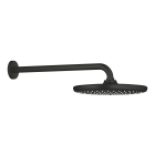 Верхний душ GROHE Tempesta 250, 9,5 л/мин, 1 режим, 380 мм, черный матовый (266682430)
