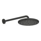 Верхний душ GROHE Tempesta 250, 9,5 л/мин, 1 режим, 380 мм, черный матовый (266682430)