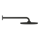 Верхний душ GROHE Tempesta 250, 9,5 л/мин, 1 режим, 380 мм, черный матовый (266682430)
