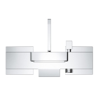 Смеситель для ванны GROHE Eurocube Joy, хром (23666000/U) (УЦЕНКА - Царапины на корпусе)