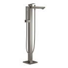 Внешняя часть смесителя для ванны GROHE Eurocube напольного монтажа, темный графит матовый (23672AL1)