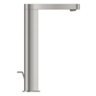 Смеситель для раковины GROHE Plus с донным клапаном и вытяжным изливом, суперсталь (23843DC3)