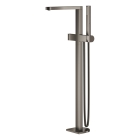 Внешняя часть смесителя для ванны GROHE Plus напольного монтажа, темный графит матовый (23846AL3)