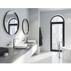 Внешняя часть смесителя для ванны GROHE Plus напольного монтажа, темный графит матовый (23846AL3)