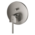 Внешняя часть смесителя для ванны GROHE Plus, темный графит матовый (24060AL3)