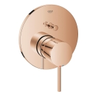 Внешняя часть смесителя для ванны GROHE Atrio на 2 потребителя, теплый закат глянец (24066DA3)