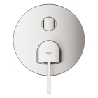 Внешняя часть смесителя для ванны GROHE Plus с переключателем на 3 положения, суперсталь (24093DC3)