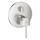 Внешняя часть смесителя для ванны GROHE Plus с переключателем на 3 положения, суперсталь (24093DC3)