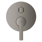 Внешняя часть смесителя для ванны GROHE Lineare с переключателем на 3 положения, темный графит матовый (24095AL1)