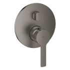 Внешняя часть смесителя для ванны GROHE Lineare с переключателем на 3 положения, темный графит матовый (24095AL1)