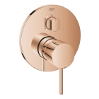 Внешняя часть смесителя для ванны GROHE Atrio на 3 потребителя, теплый закат глянец (24096DA3)