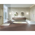 Смеситель для ванны GROHE Allure двухвентильный, на 5 отверстий, на край ванны, холодный рассвет матовый (25221GN1)
