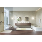 Смеситель для ванны GROHE Allure двухвентильный, на 5 отверстий, на край ванны, холодный рассвет матовый (25221GN1)