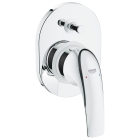 Смеситель для ванны GROHE BauCurve в комплекте с монтажной частью, хром (29043000)