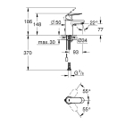 Смеситель для раковины GROHE Eurosmart Cosmopolitan, S-size, хром (3282700E)