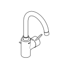 Смеситель для раковины GROHE Eurosmart Cosmopolitan с донным клапаном, высокий излив, хром (32830000)
