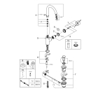 Смеситель для раковины GROHE Eurosmart Cosmopolitan с донным клапаном, высокий излив, хром (32830000)