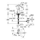 Смеситель для раковины GROHE Lineare, L-size, хром (23296001)