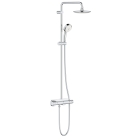 Душевая система GROHE Euphoria 190 с термостатическим смесителем и полочкой, хром (26249000)
